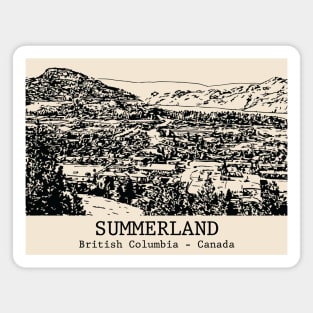 Summerland - British Columbia Magnet